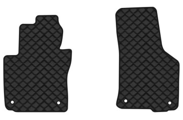 Килимки з екошкіри в салон авто передні EVAtech для Octavia A5 (MT, 8 clips) Skoda 2004-2013 2 покоління Combi EU (SK12149AG2AV4BBB)