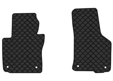 Килимки з екошкіри в салон авто передні EVAtech для Octavia A5 (AT, 8 clips) Skoda 2004-2013 2 покоління Liftback EU (SK12152AG2AV4BBB)