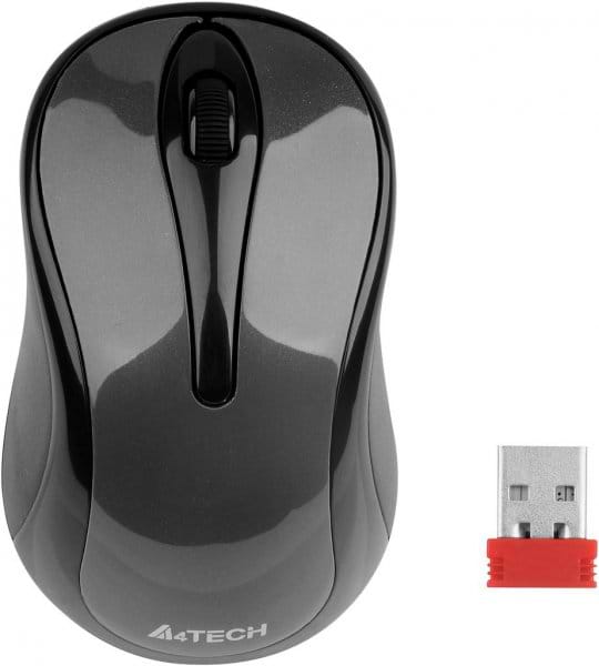Миша бездротова A4tech G3-280A Grey - Фото 1