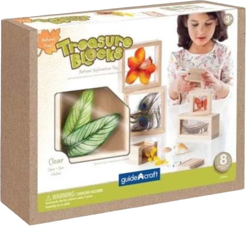 Набір для дослідження Guidecraft Natural Play Скарби в прозорих ящиках (G3084)