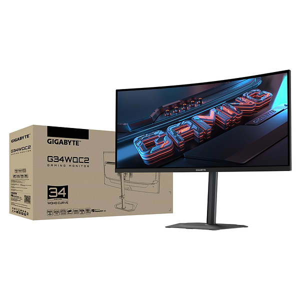 Фото - Монитор игровой Gigabyte G34WQC2 Gaming Monitor