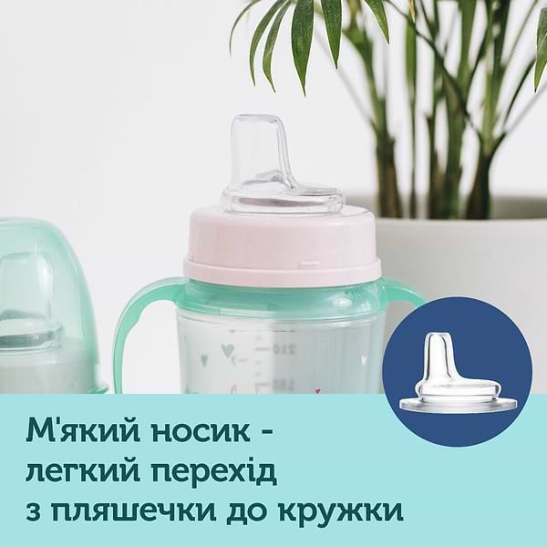Фото - Поїльник-непроливайка дитячий Canpol babies Навчальний Easy Start Sweet fun синій, 240 мл. (35/208_blu)