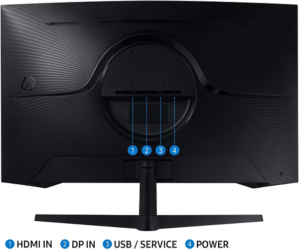 Фото - Монитор игровой Samsung Odyssey G5 (LS32CG550EIXCI)