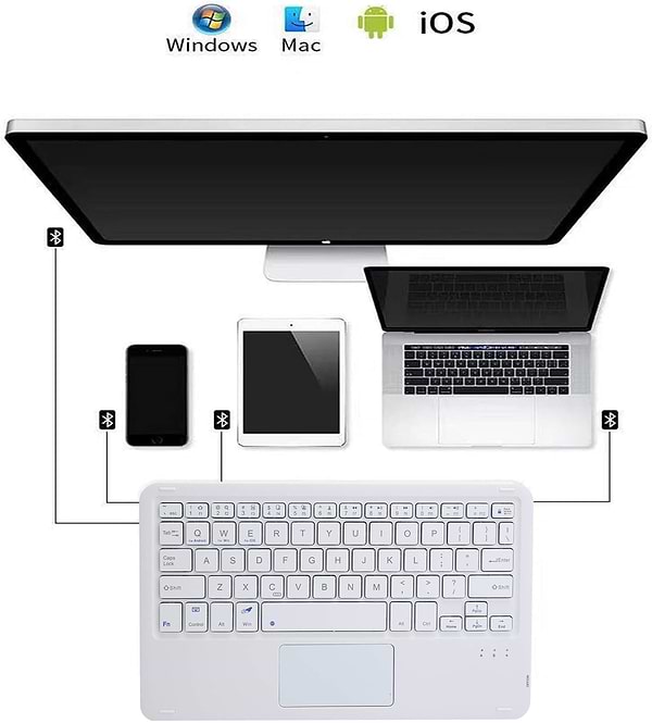 Фото - Чехол-клавиатура для планшета BeCover  с беспроводной клавиатурой (TouchPad) для Apple iPad Air 11" M2/M3 (2024/2025) Black (712595)