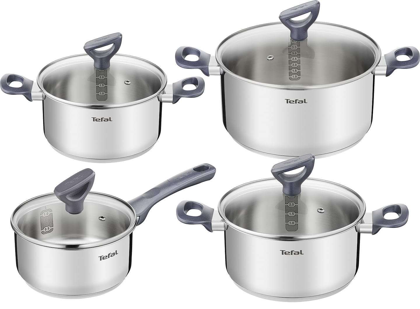 Набір посуду Tefal G712S855 Daily Cook 8 пр. - Фото 1