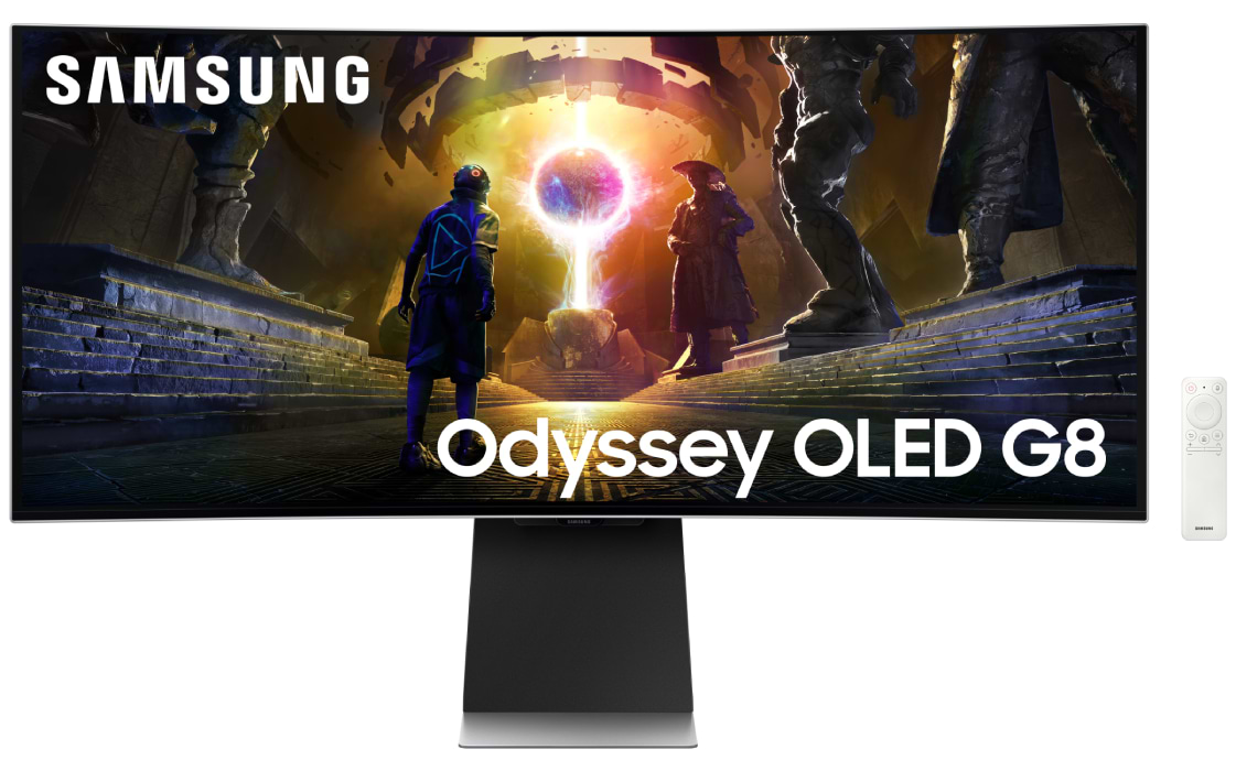 Купить Монитор игровой Samsung Odyssey OLED G8 SMART (LS34DG852SIXUA/ZXUA) - Фото 1 Монитор игровой Samsung Odyssey OLED G8 SMART (LS34DG852SIXUA/ZXUA) - Фото 1
