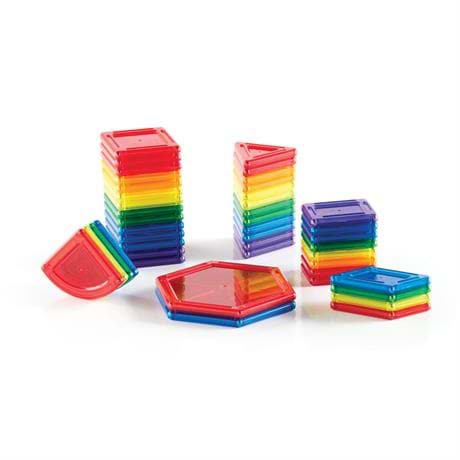 Фото - Магнитный конструктор Guidecraft PowerClix Solids, 44 детали (G9421)