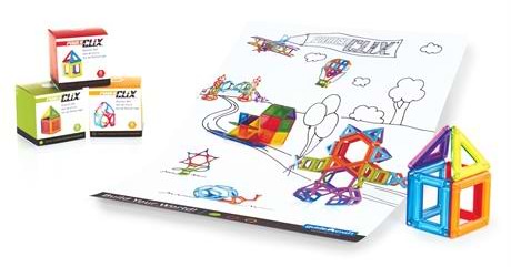 Фото - Магнитный конструктор Guidecraft PowerClix Frames Базовый набор, 6 деталей (G9480)