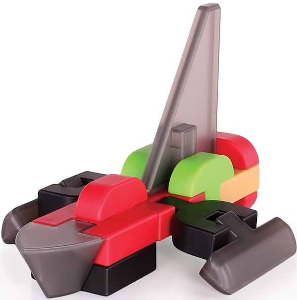 Фото - Пластиковий конструктор Guidecraft IO Blocks Літаки і кораблі з доповненою 3d реальністю, 59 деталей (G9608)