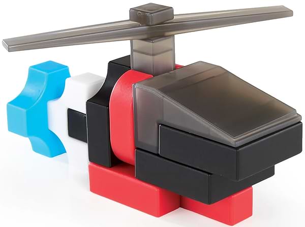 Фото - Пластиковий конструктор Guidecraft IO Blocks Літаки і кораблі з доповненою 3d реальністю, 59 деталей (G9608)