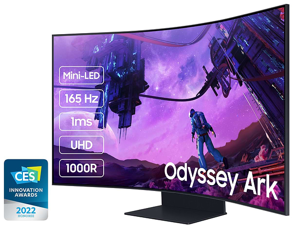 Фото - Монитор игровой Samsung Odyssey Ark (LS55BG970NIXCI)