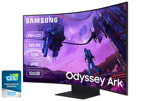 Фото - Монитор игровой Samsung Odyssey Ark (LS55BG970NIXCI)