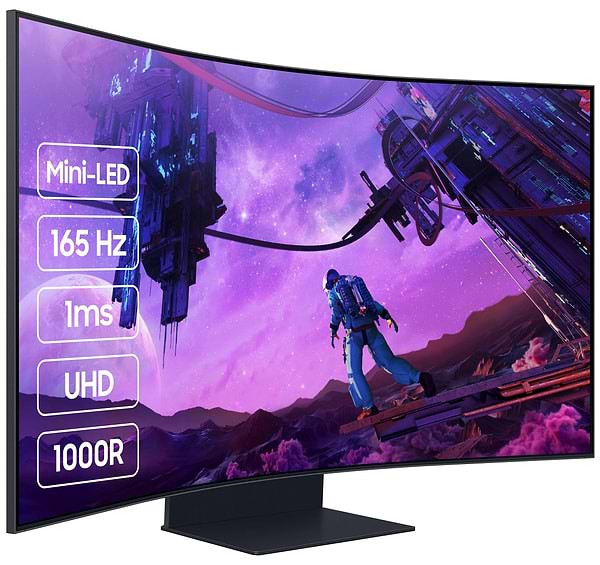 Фото - Монитор игровой Samsung Odyssey Ark (LS55BG970NIXCI)