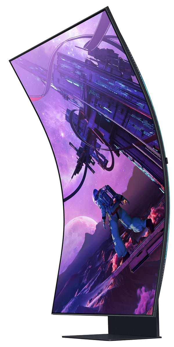 Фото - Монитор игровой Samsung Odyssey Ark (LS55BG970NIXCI)