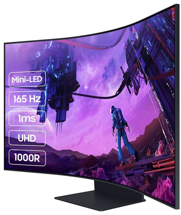 Фото - Монитор игровой Samsung Odyssey Ark (LS55BG970NIXCI)