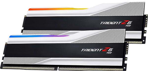 Фото - Память DDR G.Skill DDR5 2x16GB/6000 Trident Z5 RGB Silver (F5-6000J3636F16GX2-TZ5RS)