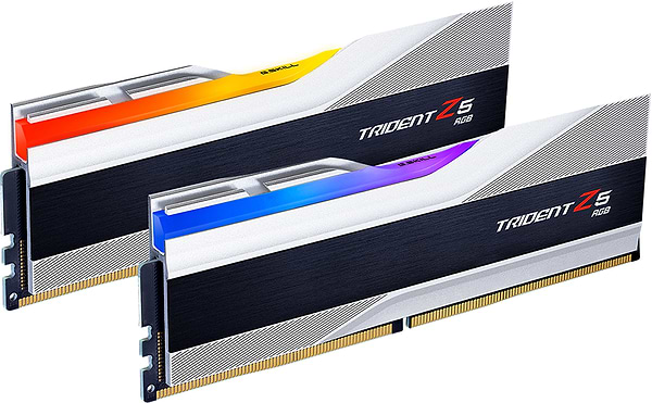 Фото - Память DDR G.Skill DDR5 2x16GB/6000 Trident Z5 RGB Silver (F5-6000J3636F16GX2-TZ5RS)