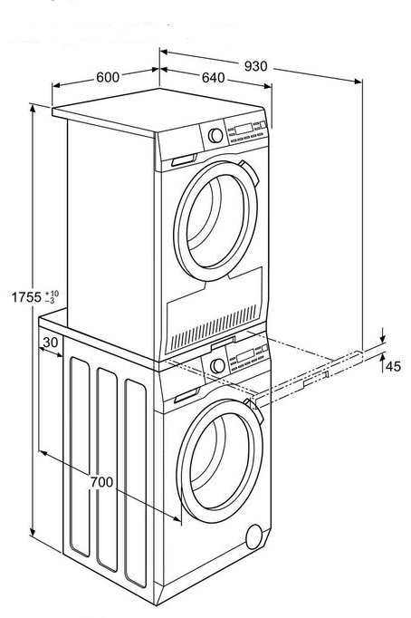 Фото - Комплект кріплень для установки в колону AEG A1WYHSK2
