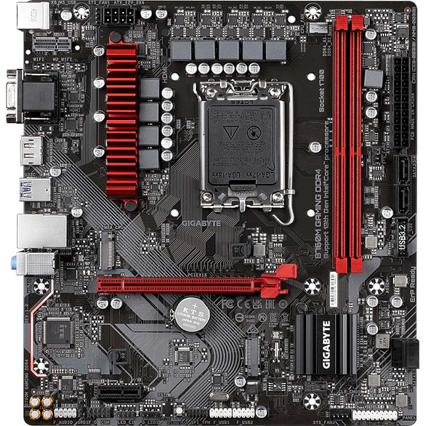 Фото - Материнська плата Gigabyte B760M GAMING DDR4