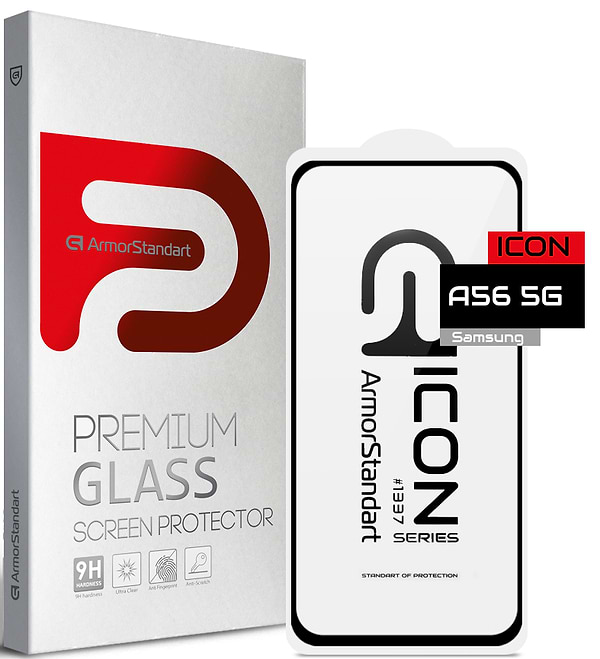 Фото - Захисне скло для смартфону Armorstandart Icon for Samsung A56 5G Black (ARM82614)