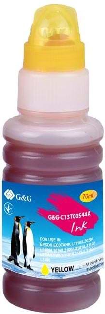 Чернила G&G Epson L3100/3110/3150 Yellow 70 мл (G&G-C13T00S44A)
