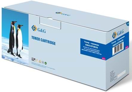 Картридж для лазерных принтеров/МФУ G&G M552dn/M553dn/n/x Magenta (CF363X) - Фото 1