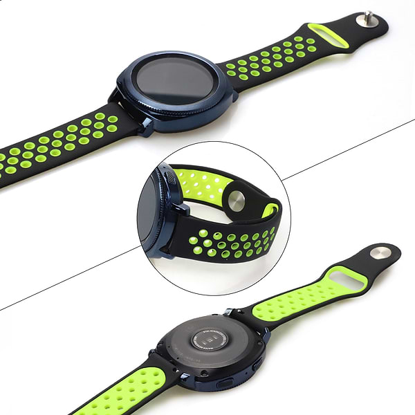 Фото - Ремінець для смарт-годинника BeCover набір 4 кольори Vents Style for Xiaomi iMi KW66/Mi Watch Color/Watch S1 Active/Haylou LS01/LS05 Girl (706542)