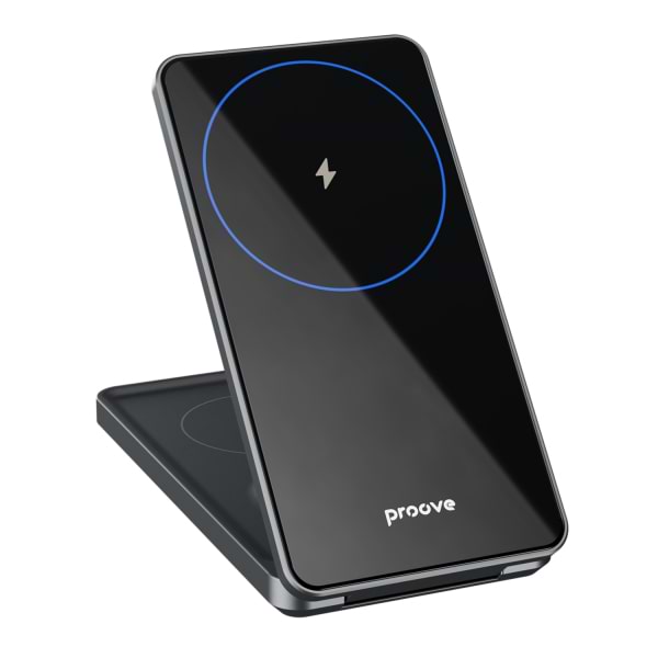 Фото - Бездротовий зарядний пристрій Proove Metal Edge 3 in 1 Gray