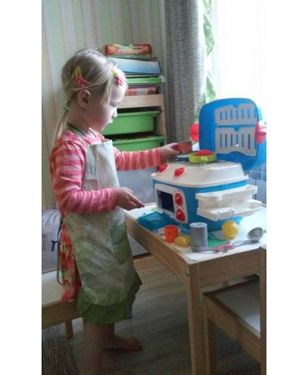 Фото - Фартух Прованс дитячий Vintage Green (010648)