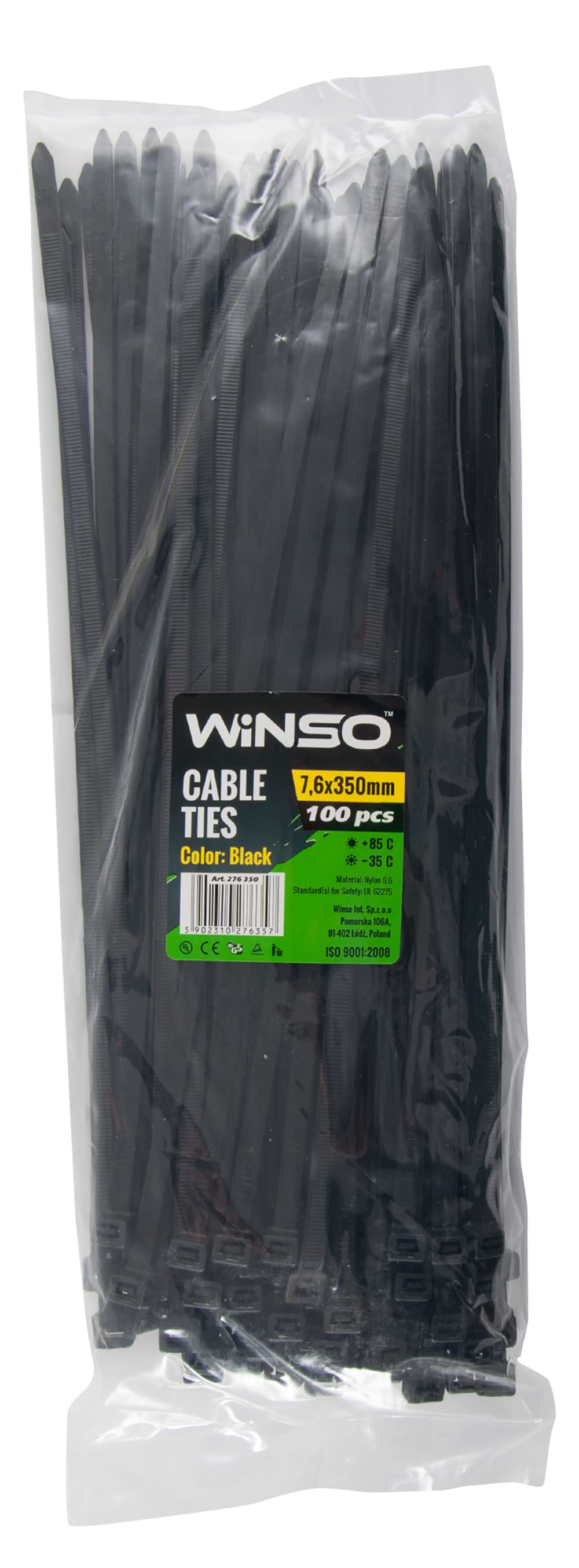 Набор хомутов Winso 7,6x350 (276350)