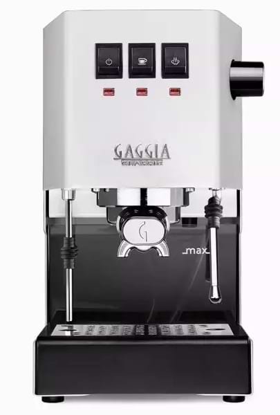 Фото - Кофеварка рожковая Gaggia RI9481/13 Espresso Classic Evo White Фото - Кофеварка рожковая Gaggia RI9481/13 Espresso Classic Evo White