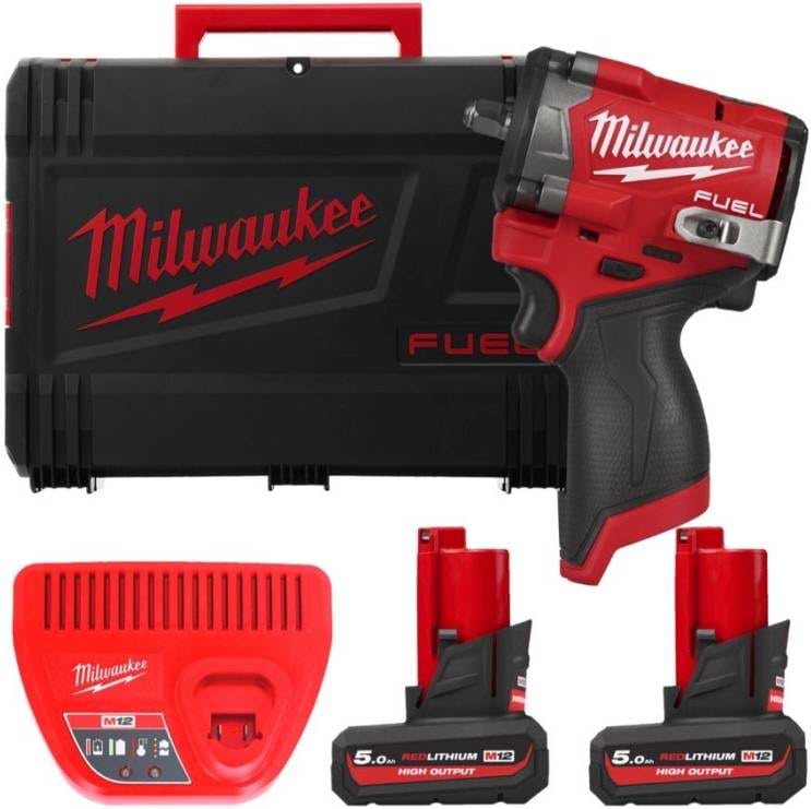 Гайковерт аккумуляторный Milwaukee 3/8'' M12 FCIWF38G3-502X (4933493452)