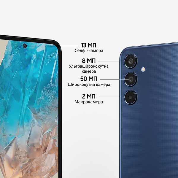 Фото - Смартфон Samsung Galaxy M35 5G 6/128Gb Dark Blue (SM-M356BDBBEUC)