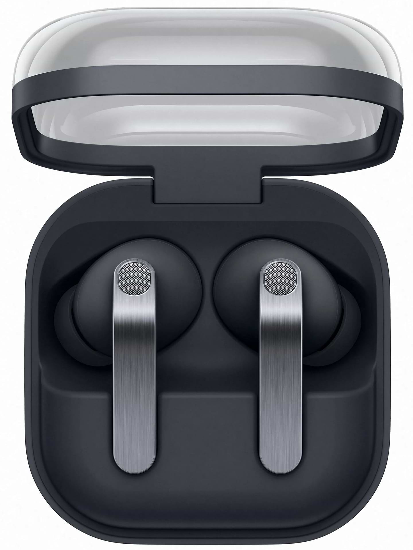 Купити Навушники вкладиші бездротові TWS Samsung Galaxy Buds4 Pro Black (SM-R640NZKASEK) - Фото 1 Навушники вкладиші бездротові TWS Samsung Galaxy Buds4 Pro Black (SM-R640NZKASEK) - Фото 1