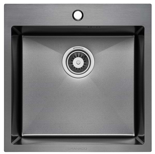 Фото - Мийка кухонна GRANADO Galera S201 black textures