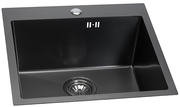 Фото - Мийка кухонна GRANADO Galera S201 black textures