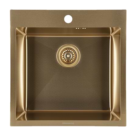 Мийка кухонна GRANADO Galera S201 gold honeycomb - Фото 1