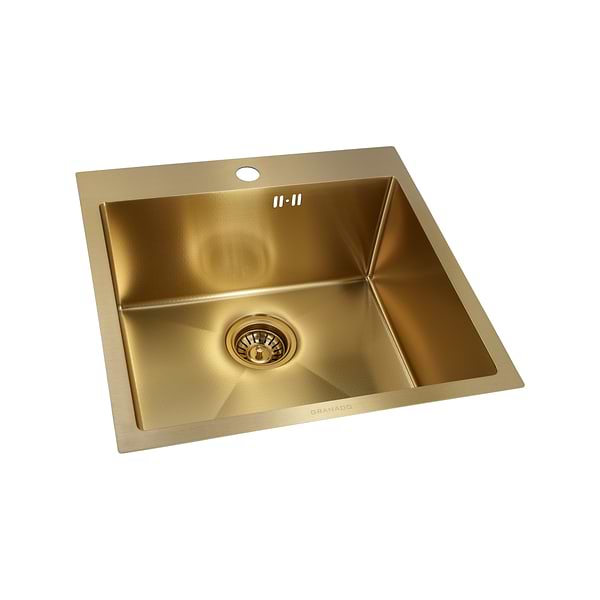 Фото - Мийка кухонна GRANADO Galera S201 gold honeycomb