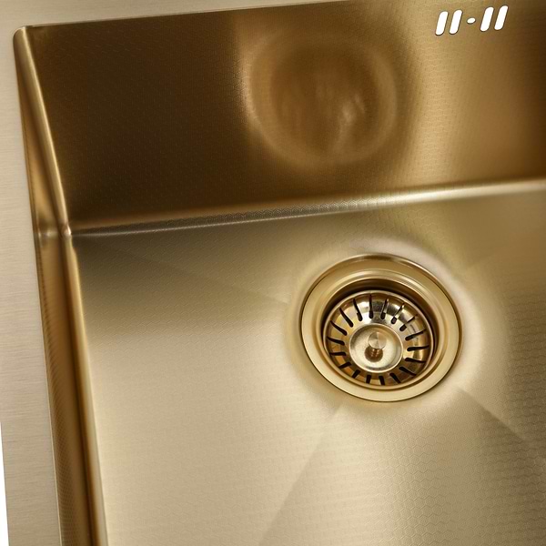 Фото - Мийка кухонна GRANADO Galera S201 gold honeycomb