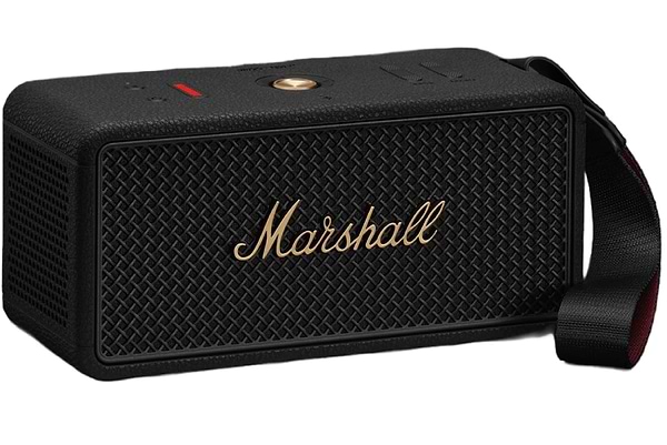 Фото - Портативна акустика Marshall Middleton II Black and Brass (1007428)