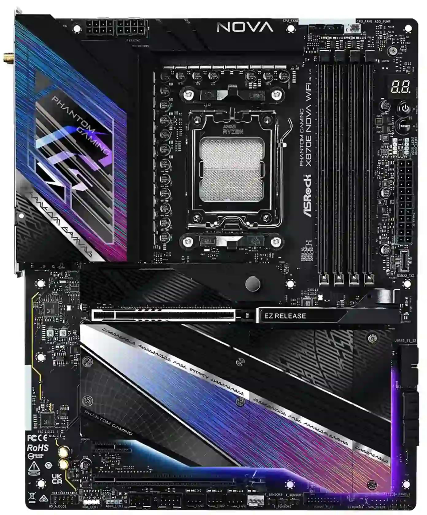 Материнська плата ASRock X870E NOVA WIFI - Фото 1