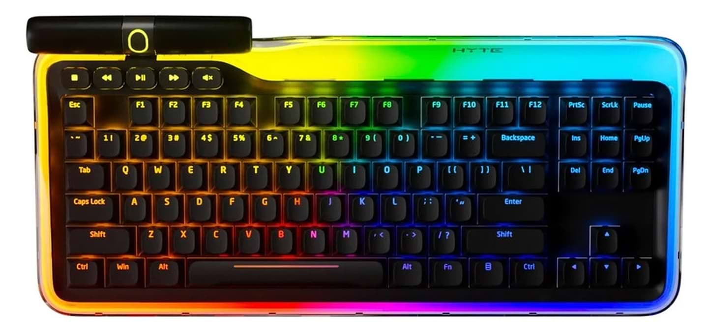 Клавіатура дротова ігрова Hyte KEEB TKL RGB Plexi ENG Hot Swap (KB-HYTE-KEEB) - Фото 1