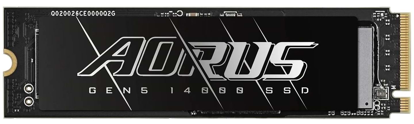 SSD-накопитель внутренний Gigabyte AORUS Gen5 14000 2TB M.2 2280 PCIe 5.0 x4 NVMe (AG514K2TB)