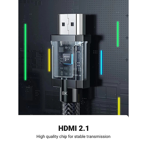 Фото - Кабель HDMI UGREEN HD135 HDMI - HDMI 8K 1.5m Gray (70320)