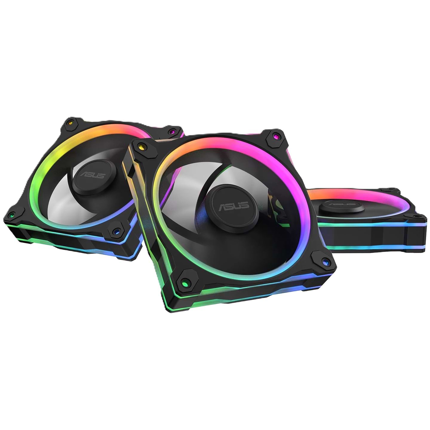 Корпусний вентилятор Asus PRIME MR120 ARGB BLACK 3IN1 (90DA00I0-B09020) - Фото 1