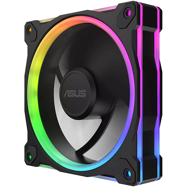 Фото - Корпусный вентилятор Asus PRIME MR120 REVERSE ARGB BLACK 3IN1 (90DA00L0-B09020)