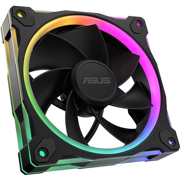 Фото - Корпусный вентилятор Asus PRIME MR120 REVERSE ARGB BLACK 3IN1 (90DA00L0-B09020)