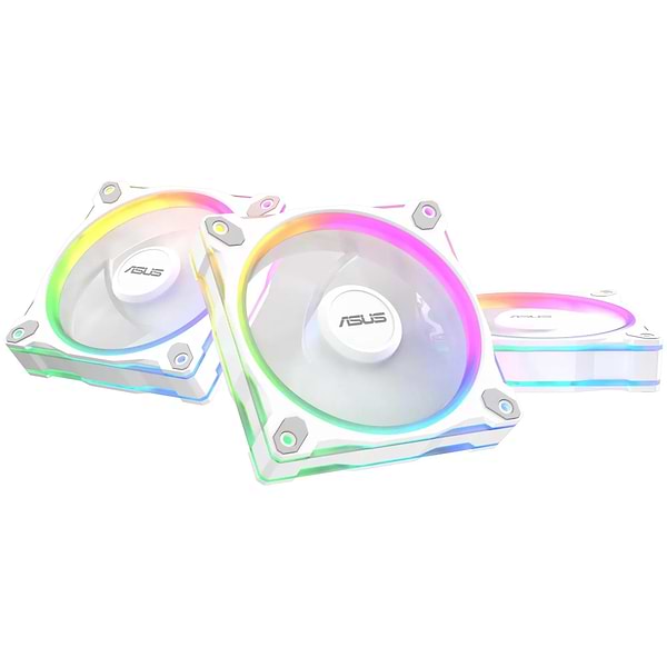 Фото - Корпусный вентилятор Asus PRIME MR120 ARGB WHITE 3IN1 (90DA00I3-B09020)