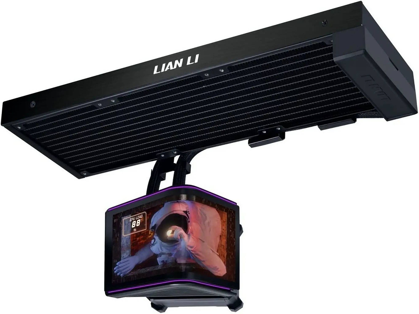 Водяная система охлаждения Lian Li Hydroshift II OLED Curved 360Fanless Black (G89.GHS2OLDC36NB.00)