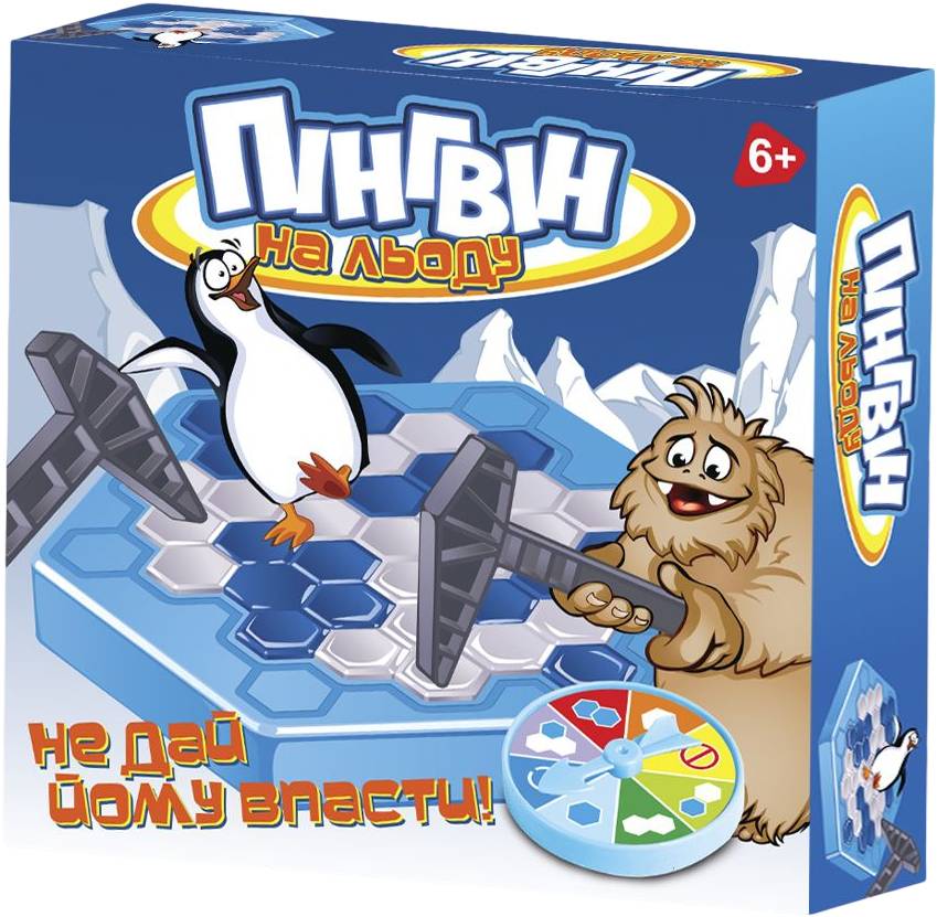 Настольная игра (5-7 лет) GAME ON Пингвин на льду (2246_C)